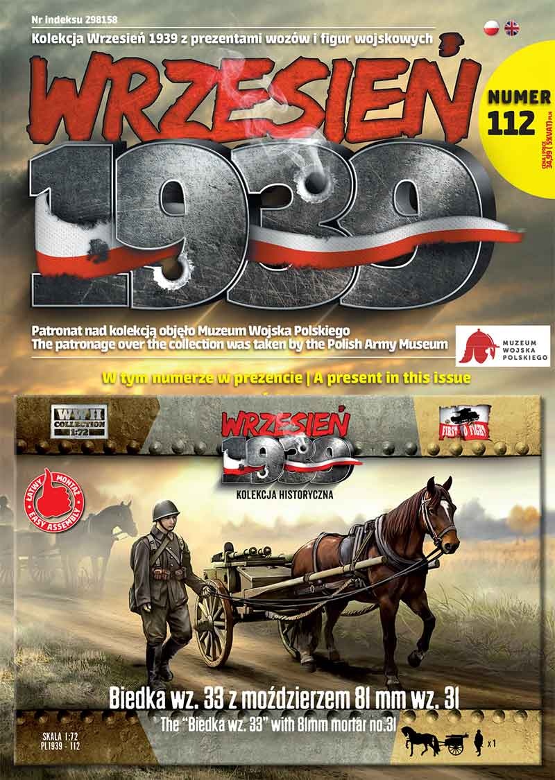 Zdjęcie główne produktu Biedka wz. 33 z moździerzem 81 mm wz. 31 1:72 First To Fight PL112