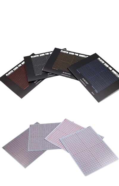 Zdjęcie dodatkowe produktu Plastic Card For Modelling 0,3mm (3 pcs.) Border Model BD0010-03