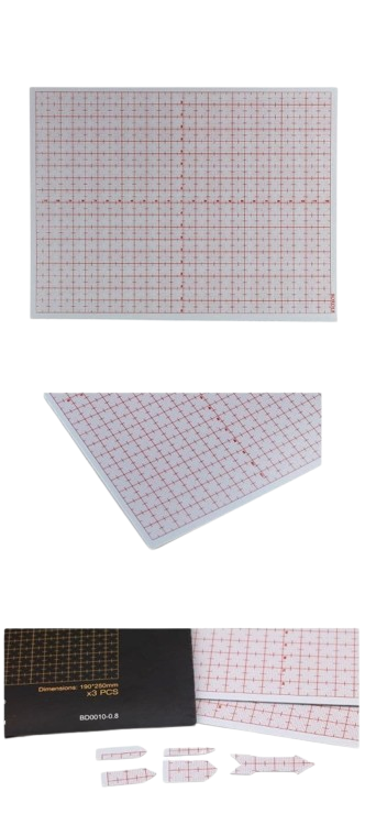 Zdjęcie dodatkowe produktu Plastic Card For Modelling 0,3mm (3 pcs.) Border Model BD0010-03