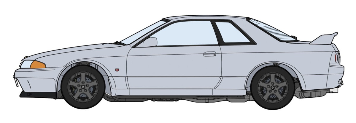 Zdjęcie dodatkowe produktu Nissan Skyline GT-R (BNR32) Early (1989) 1:24 Hasegawa 20496