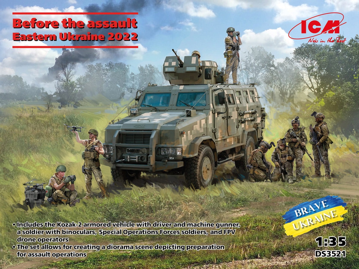 Zdjęcie główne produktu Before the assault. Eastern Ukraine 2022 1:35 ICM DS3521