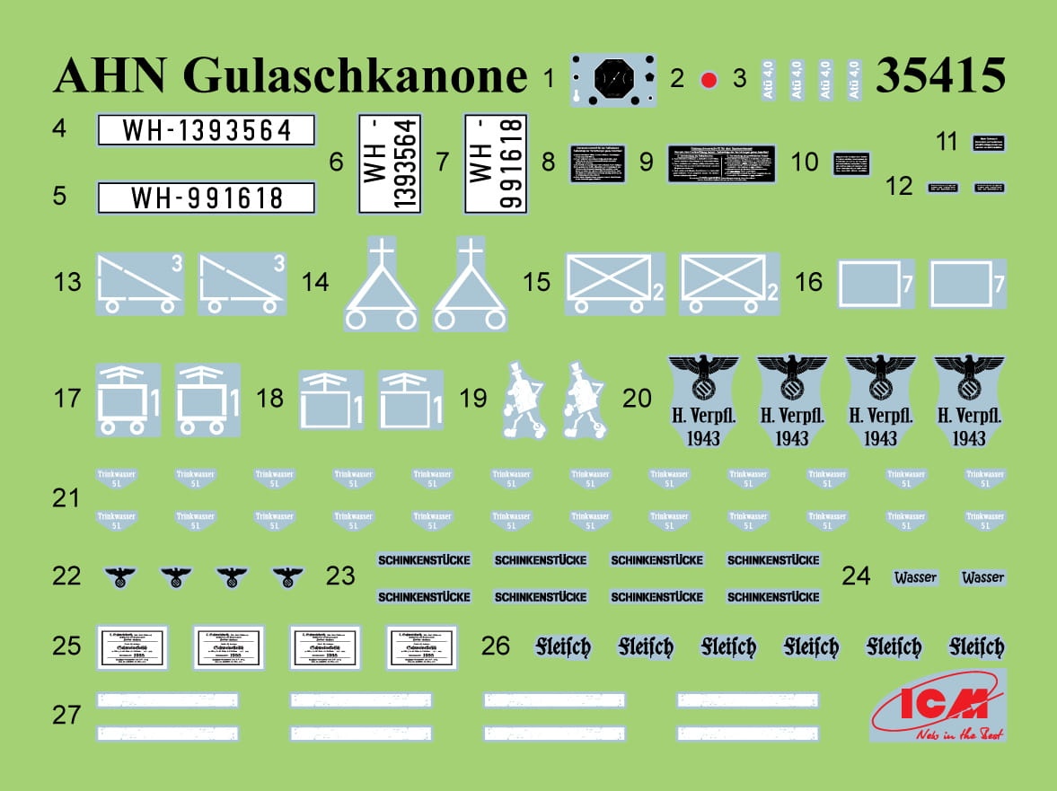 Zdjęcie dodatkowe produktu Feldkuche (WWII German Field Kitchen with Cooks) 1:35 ICM 35618