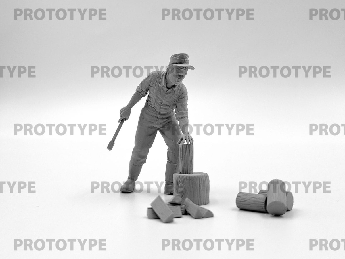 Zdjęcie dodatkowe produktu Feldkuche (WWII German Field Kitchen with Cooks) 1:35 ICM 35618