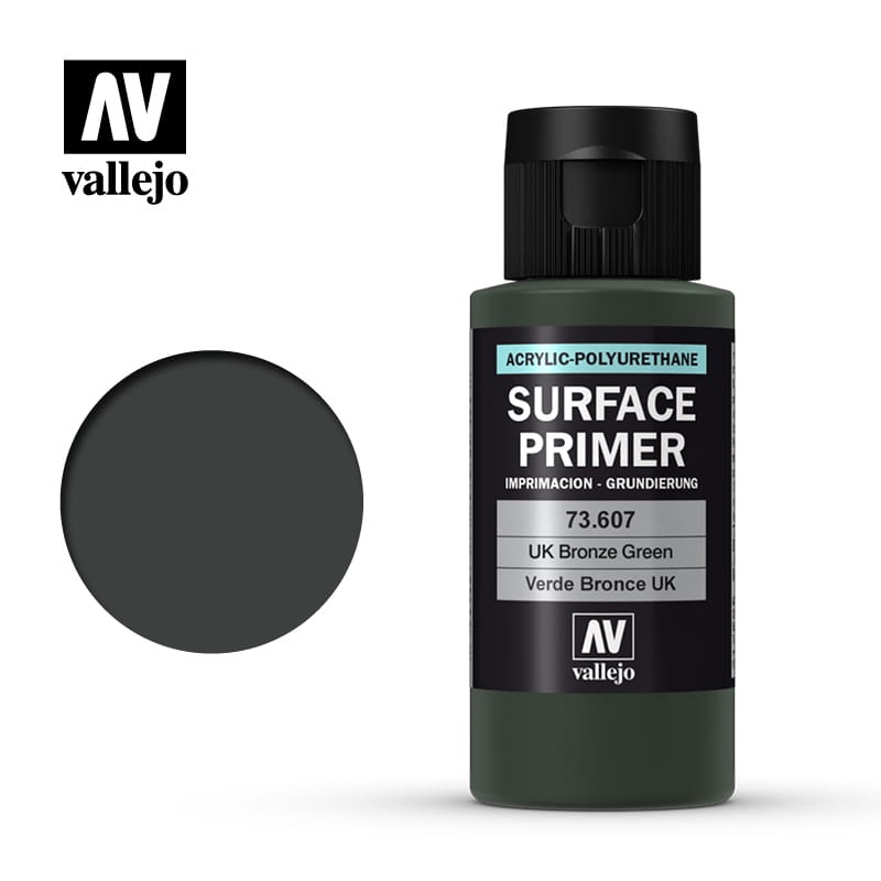 Zdjęcie główne produktu Vallejo 73607 UK Bronze Green Surface Primer Podkład Farba 60ml