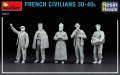 Zdjęcie dodatkowe produktu French Civilians 30-40s. Resin Heads 1:35 MiniArt 38037