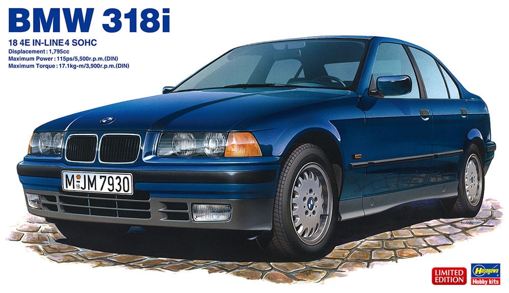 Zdjęcie główne produktu BMW E36 318i 1:24 Hasegawa 20320