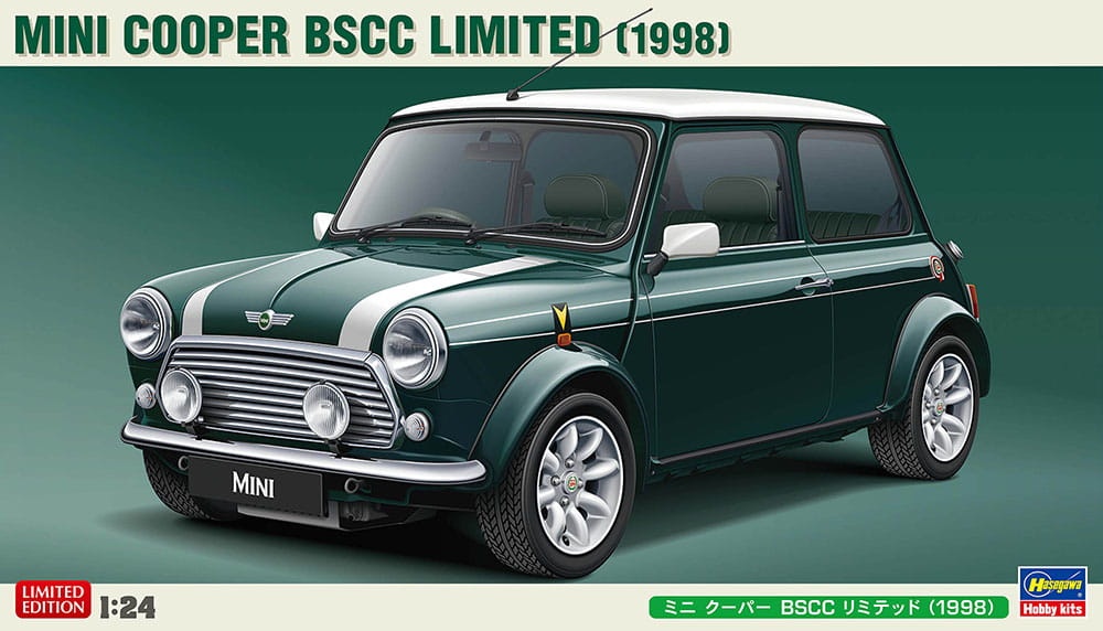 Zdjęcie główne produktu Mini Cooper BSCC Limited (1998) 1:24 Hasegawa 20694