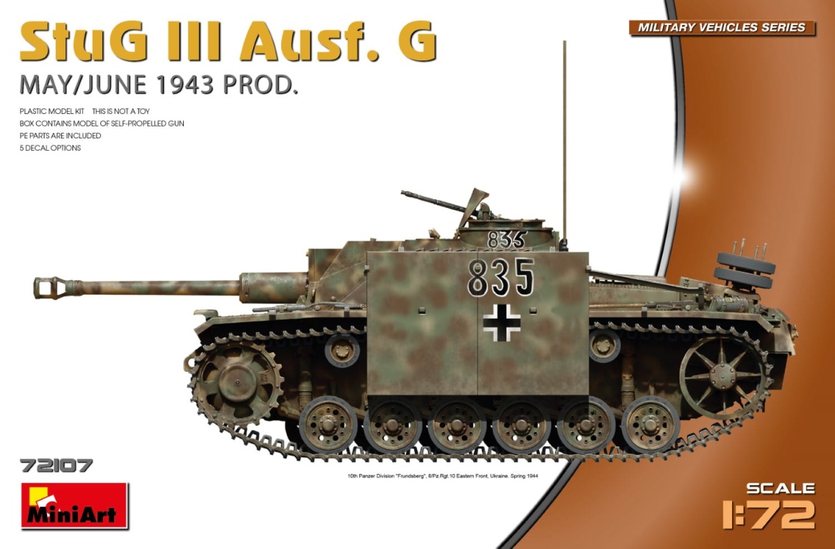 Zdjęcie główne produktu StuG III Ausf. G 1:72 MiniArt 72107