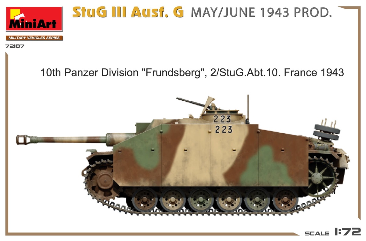 Zdjęcie dodatkowe produktu StuG III Ausf. G 1:72 MiniArt 72107