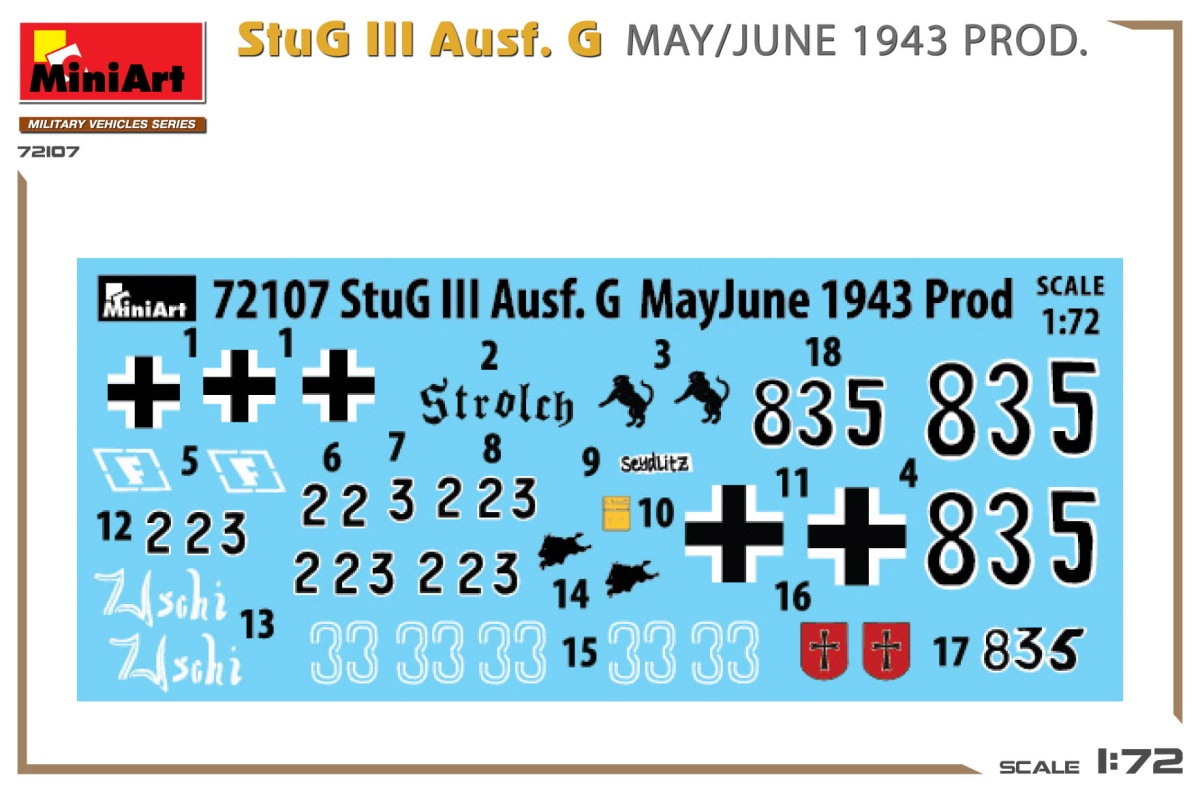 Zdjęcie dodatkowe produktu StuG III Ausf. G 1:72 MiniArt 72107