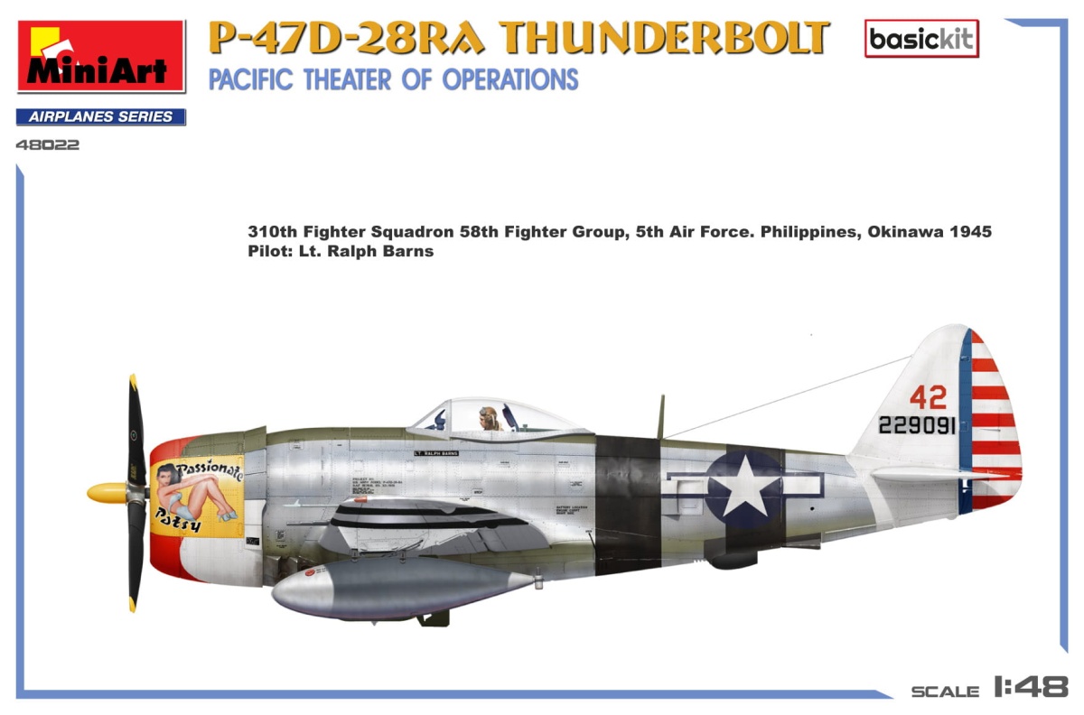 Zdjęcie dodatkowe produktu P-47D-28RA Thunderbolt 1:48 MiniArt 48022