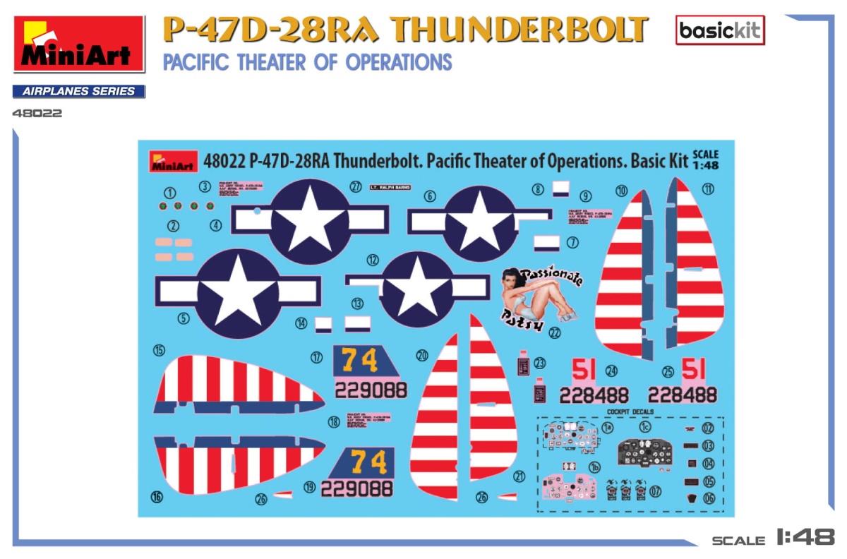 Zdjęcie dodatkowe produktu P-47D-28RA Thunderbolt 1:48 MiniArt 48022