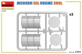 Zdjęcie dodatkowe produktu Modern Oil Drums 200l 1:24 MiniArt 24008