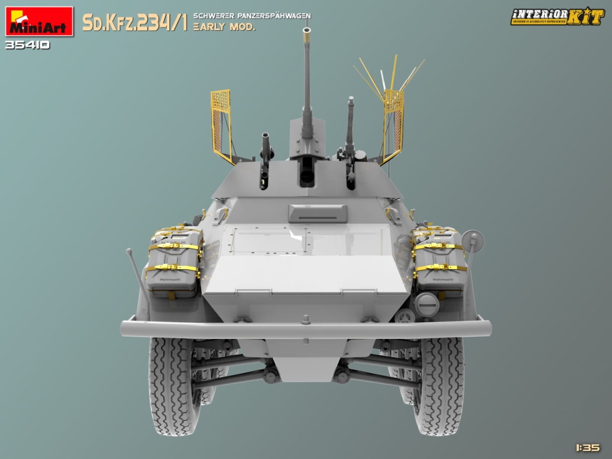 Zdjęcie dodatkowe produktu Sd.Kfz.234/1 Schwerer Panzerspahwagen 1:35 MiniArt 35410