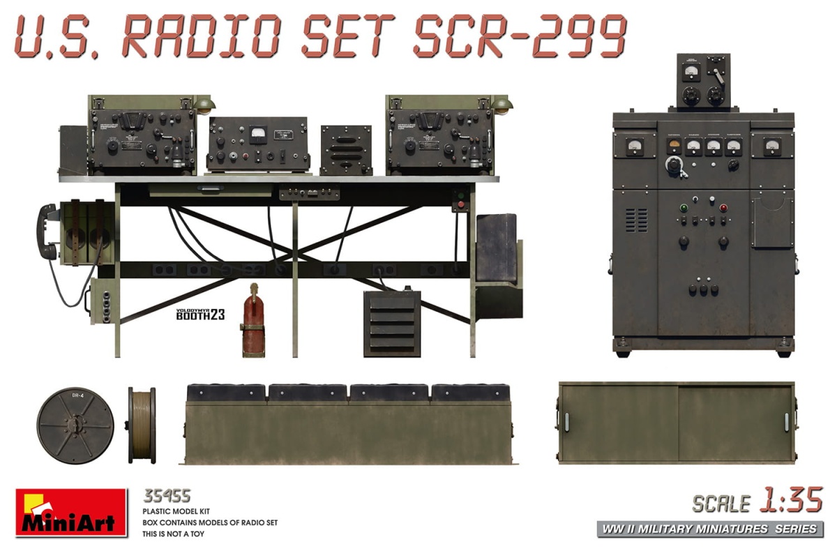 Zdjęcie główne produktu US Radio Set Scr-299 1:35 MiniArt 35455
