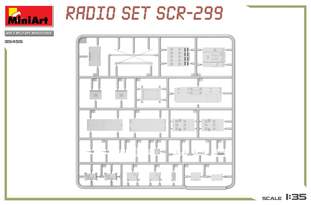 Zdjęcie dodatkowe produktu US Radio Set Scr-299 1:35 MiniArt 35455