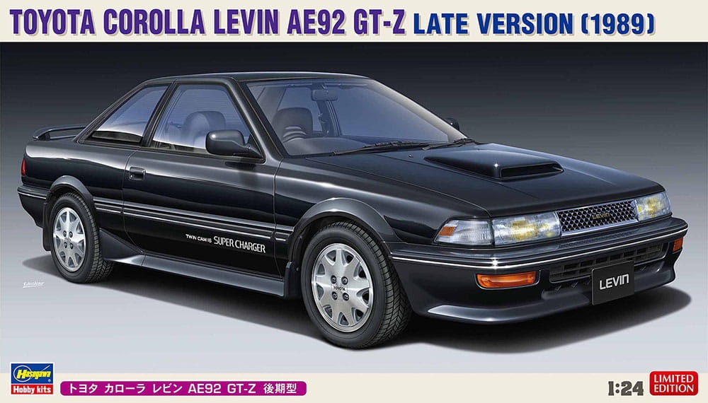 Zdjęcie główne produktu Toyota Corolla Levin AE92 GT-Z Late Version (1989) 1:24 Hasegawa 20486
