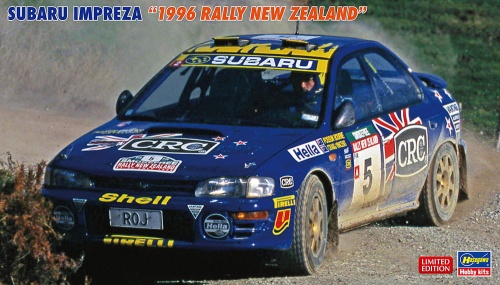 Subaru Impreza 1996 Rally New Zealand 1:24 Hasegawa 20696