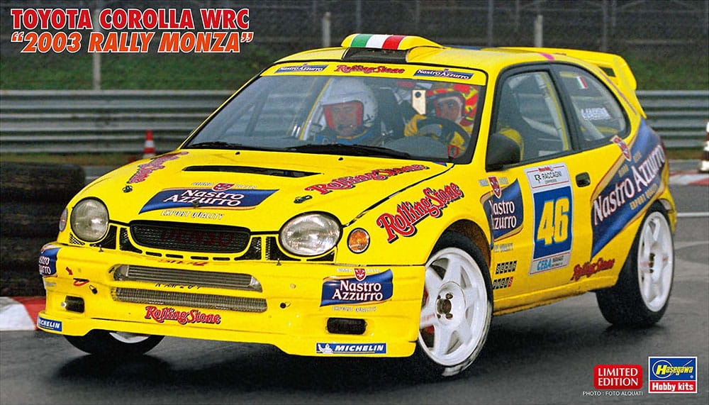Zdjęcie główne produktu Toyota Corolla WRC 2003 Rally Monza 1:24 Hasegawa 20686