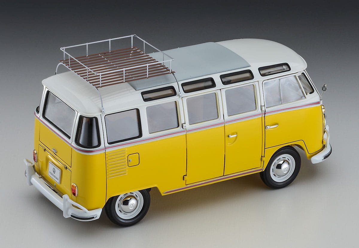 Zdjęcie dodatkowe produktu Volkswagen Type 2 Micro Bus w/Roof Carrier 1:24 Hasegawa 20689
