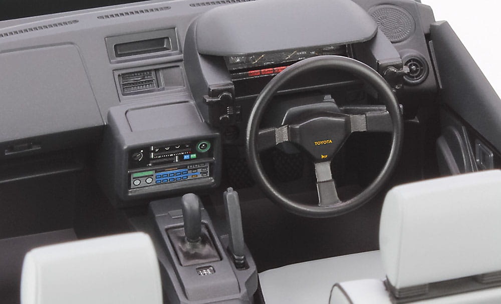 Zdjęcie dodatkowe produktu Toyota MR2 (AW11) Early Version Black Limited (1986) 1:24 Hasegawa 20693