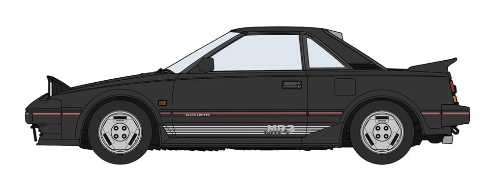 Zdjęcie dodatkowe produktu Toyota MR2 (AW11) Early Version Black Limited (1986) 1:24 Hasegawa 20693