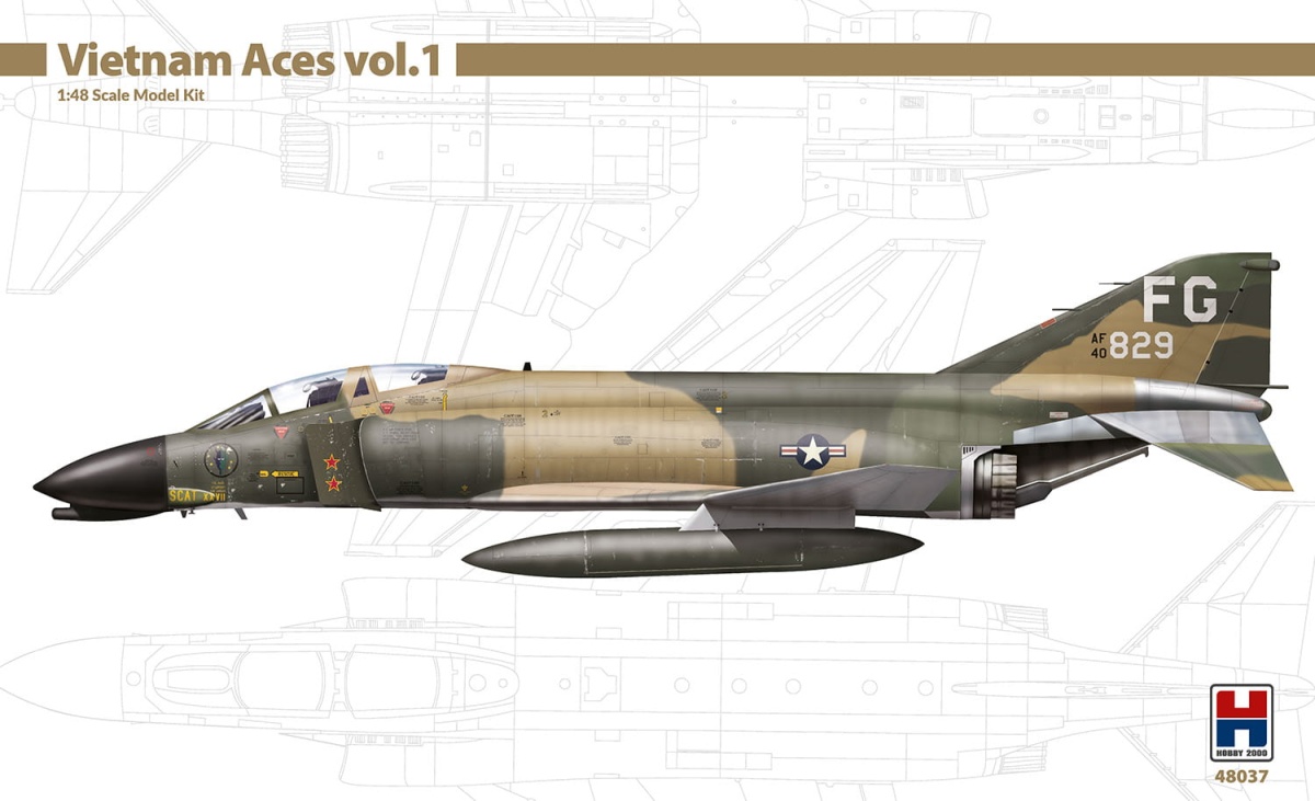 Zdjęcie główne produktu F-4C Vietnam Aces vol.1 1:48 Hobby 2000 48037