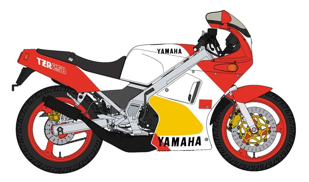 Zdjęcie dodatkowe produktu Yamaha TZR250 (2AW) Special Edition 1:12 Hasegawa 21759