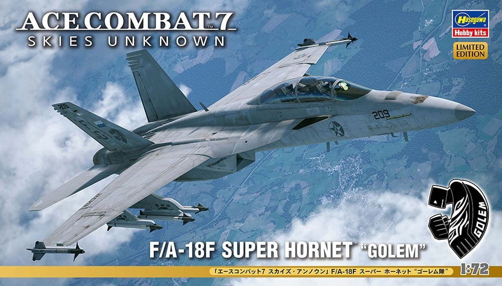 Zdjęcie główne produktu Ace Combat 7 Skies Unknown F/A-18F Super Hornet Golem 1:72 Hasegawa SP596