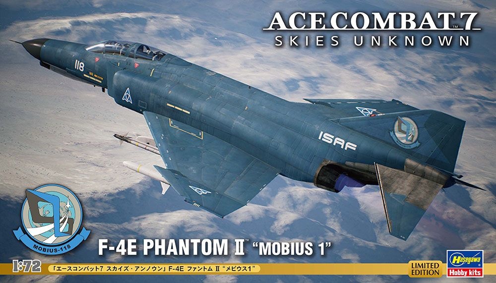Zdjęcie główne produktu Ace Combat 7 Skies Unknown F-4E Phantom II Mobius 1 1:72 Hasegawa SP586