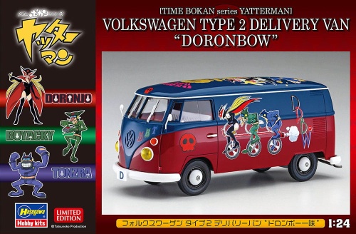 Time Bokan series Yatterman Volkswagen Type 2 Delivery Van Doronbow 1:24 Hasegawa SP597