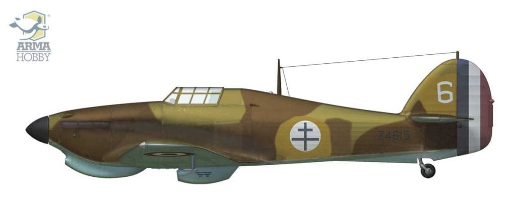 Zdjęcie dodatkowe produktu Limited Edition Hurricane Mk I trop Western Desert 1:72 Arma Hobby 70026