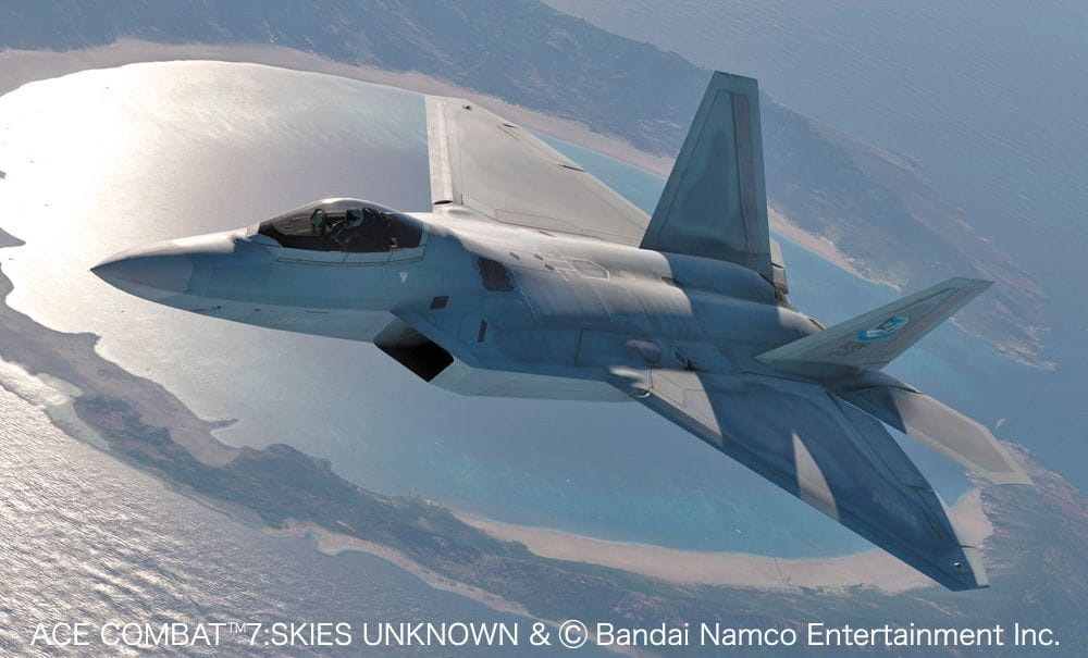 Zdjęcie dodatkowe produktu Ace Combat 7 Skies Unknown F-22 Raptor Mobius 1 (IUN) 1:48 Hasegawa SP571