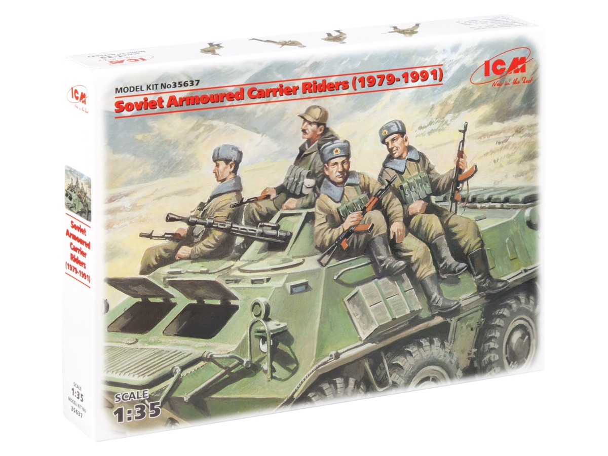 Zdjęcie dodatkowe produktu Soviet Armored Carrier Riders (1979-1991) 1:35 ICM 35637