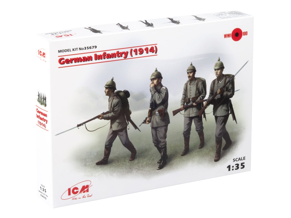 Zdjęcie dodatkowe produktu German Infantry (1914) 1:35 ICM 35679