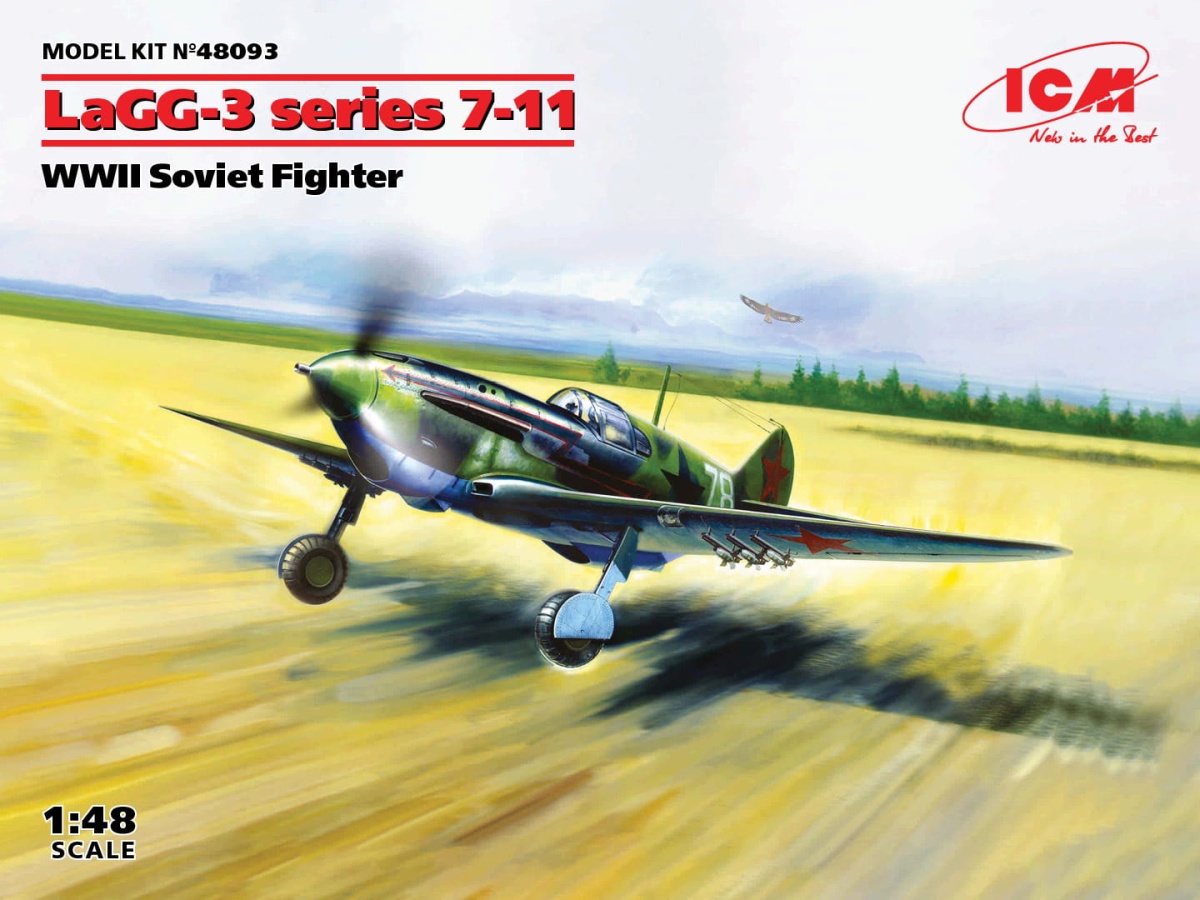 Zdjęcie główne produktu LaGG-3 series 7-11 1:48 ICM 48093