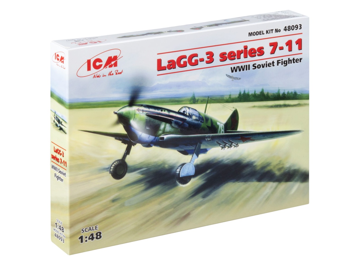 Zdjęcie dodatkowe produktu LaGG-3 series 7-11 1:48 ICM 48093