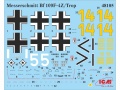 Zdjęcie dodatkowe produktu Messerschmitt Bf 109F-4Z/Trop 1:48 ICM 48105