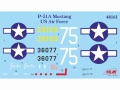 Zdjęcie dodatkowe produktu Mustang P-51A 1:48 ICM 48161