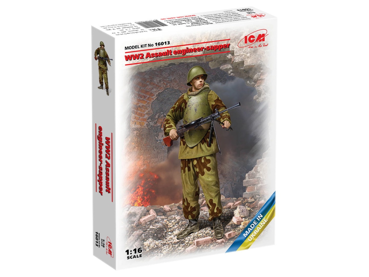Zdjęcie dodatkowe produktu WW2 assault engineer-sapper 1:16 ICM 16013