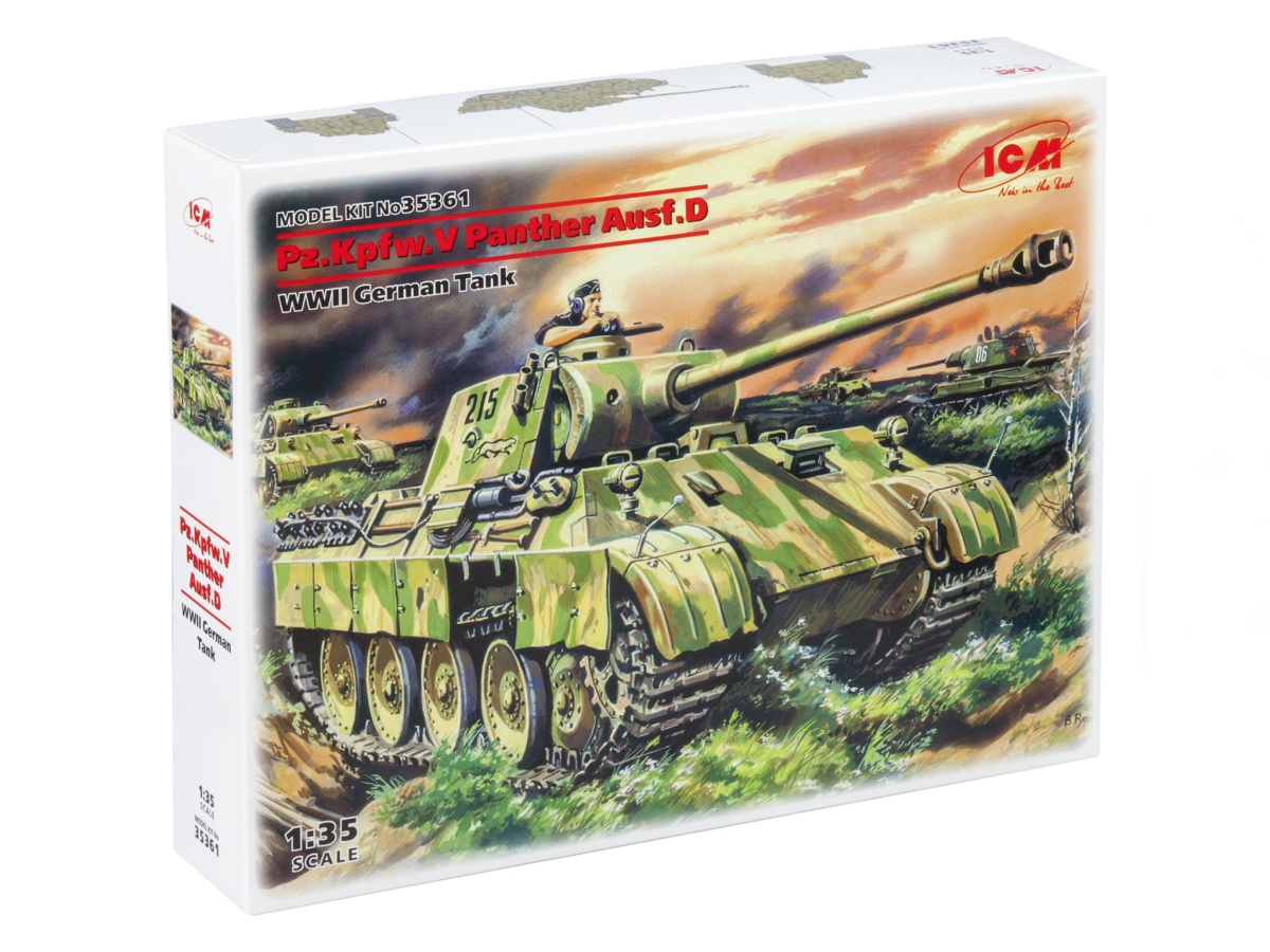 Zdjęcie dodatkowe produktu Pz.Kpfw.V Panther Ausf.D 1:35 ICM 35361
