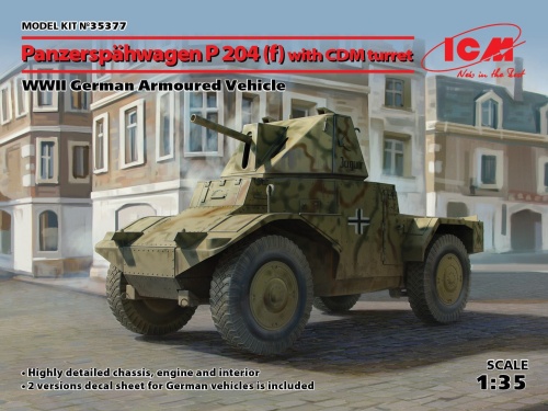 Panzerspahwagen P 204 (f) with CDM turret 1:35 ICM 35377