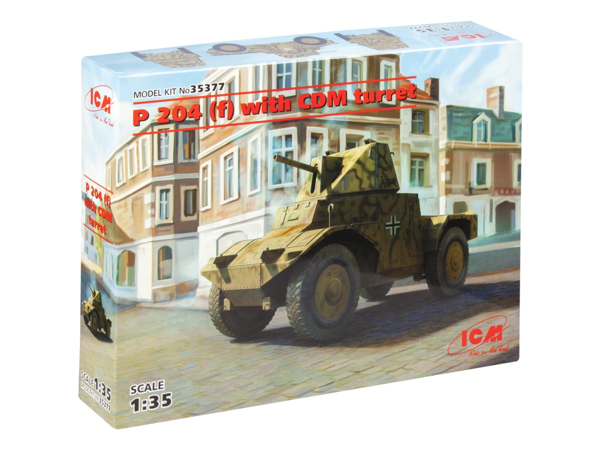Zdjęcie dodatkowe produktu Panzerspahwagen P 204 (f) with CDM turret 1:35 ICM 35377