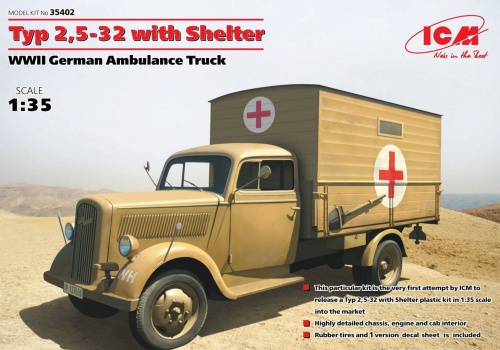 Type 2.5-32 with Shelter 1:35 ICM 35402