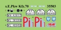 Zdjęcie dodatkowe produktu s.E.Pkw Kfz.70 with Zwillingssockel 36 1:35 ICM 35503