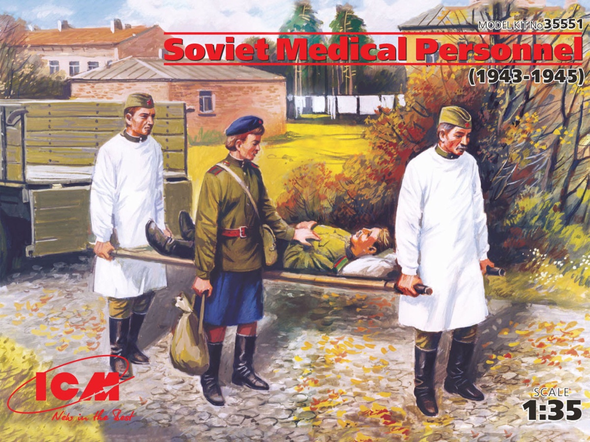 Zdjęcie główne produktu Soviet Medical Personnel (1943-1945) 1:35 ICM 35551