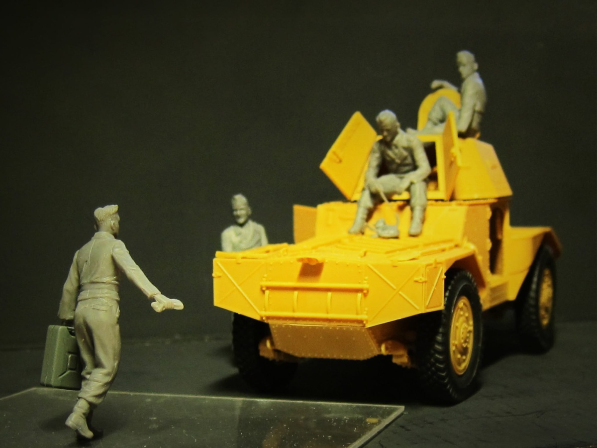 Zdjęcie dodatkowe produktu German Armoured Vehicle Crew (1941-1942) 1:35 ICM 35614