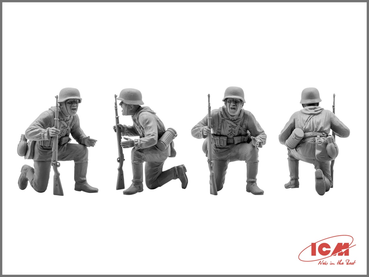 Zdjęcie dodatkowe produktu German Tank Riders (1942-1945) 1:35 ICM 35634