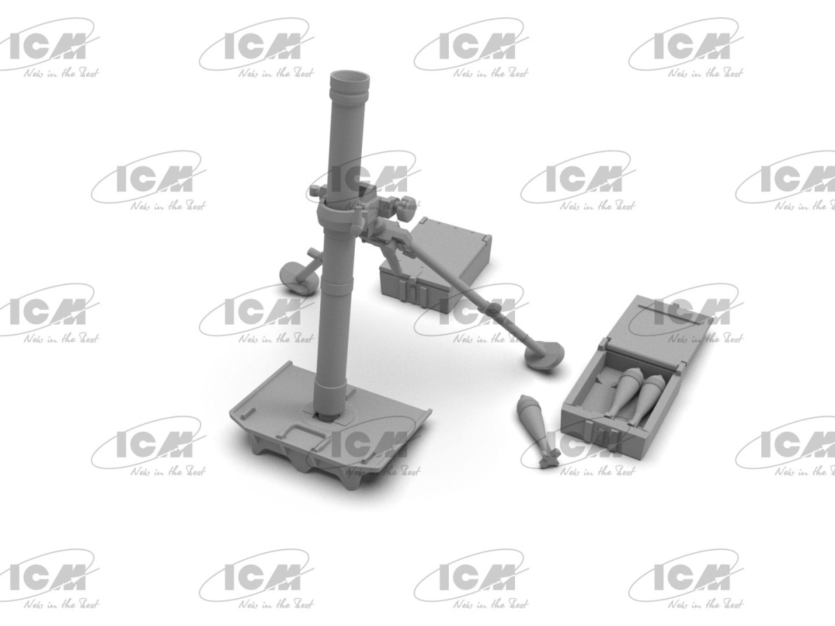 Zdjęcie dodatkowe produktu s.Gr.W.34 WWII German mortar 1:35 ICM 35716