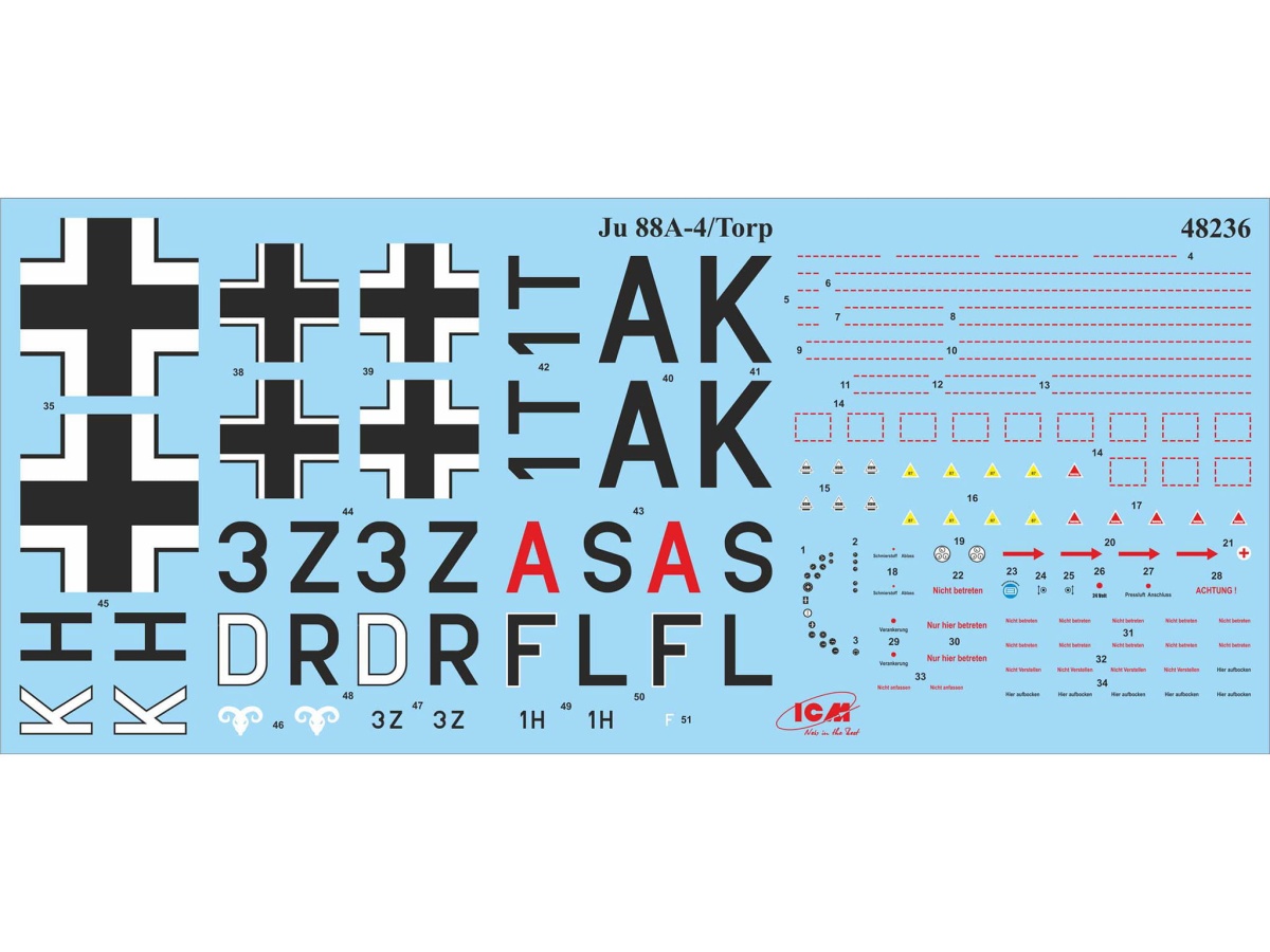 Zdjęcie dodatkowe produktu Ju 88A-4 Torp 1:48 ICM 48236
